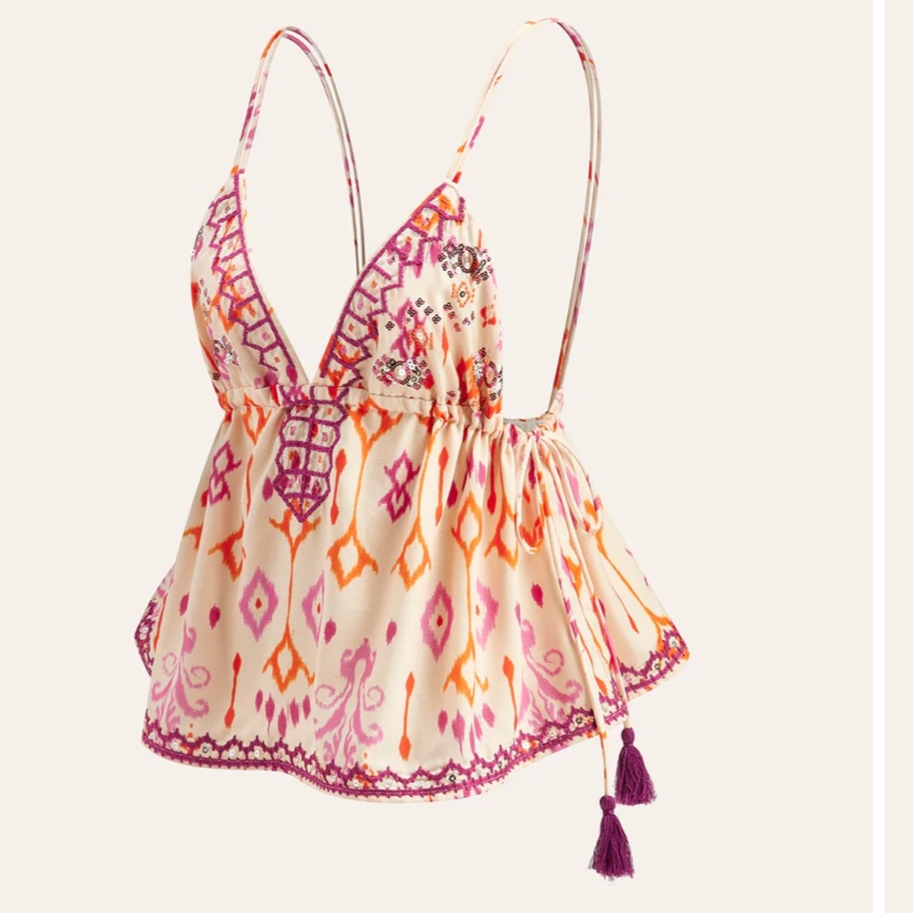 Commense Multicolor Patterned Camisole - image 2